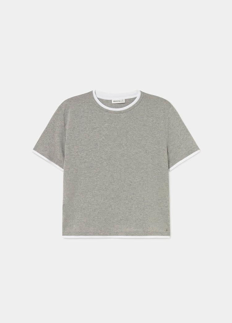 Camiseta efecto doble