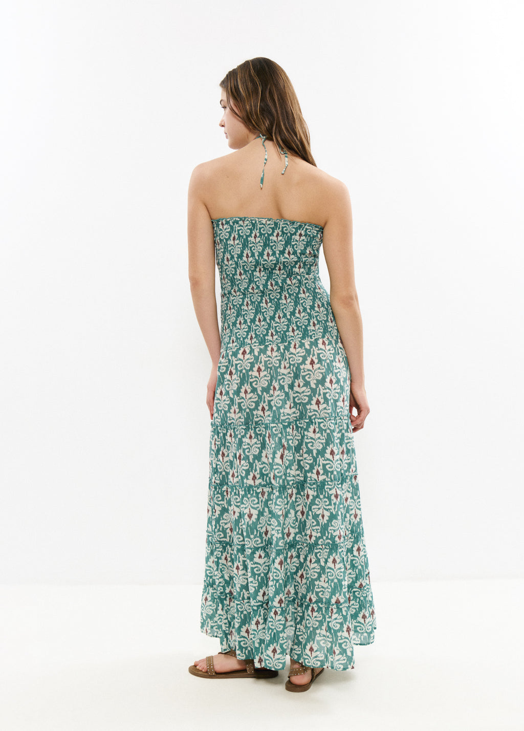 Vestido largo smock