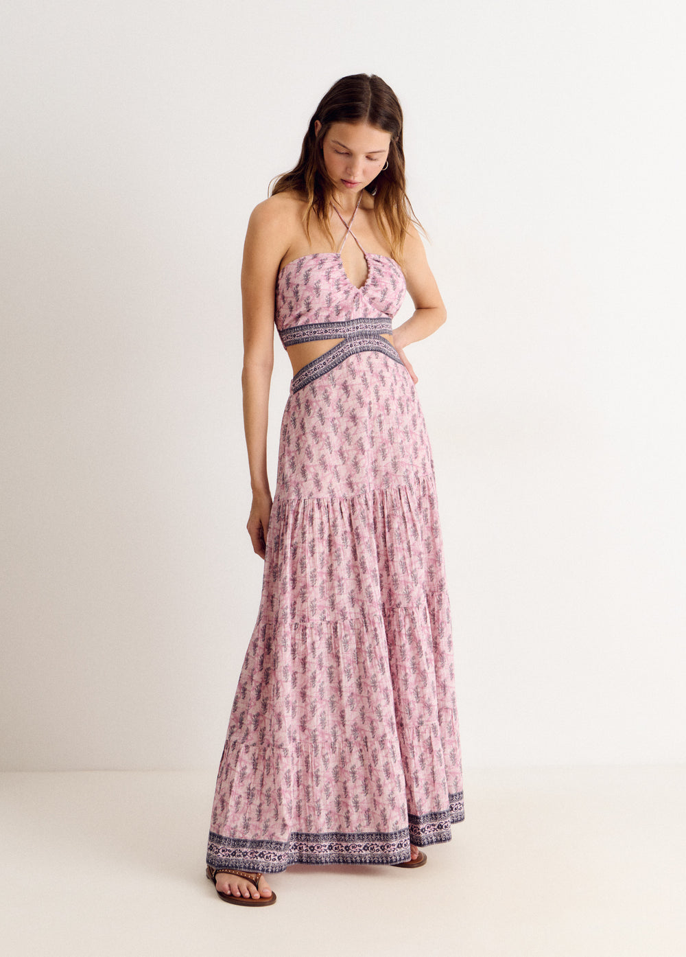 Long cut-out dress
