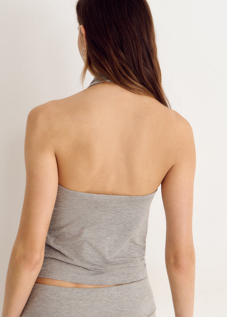 Top halter cascada