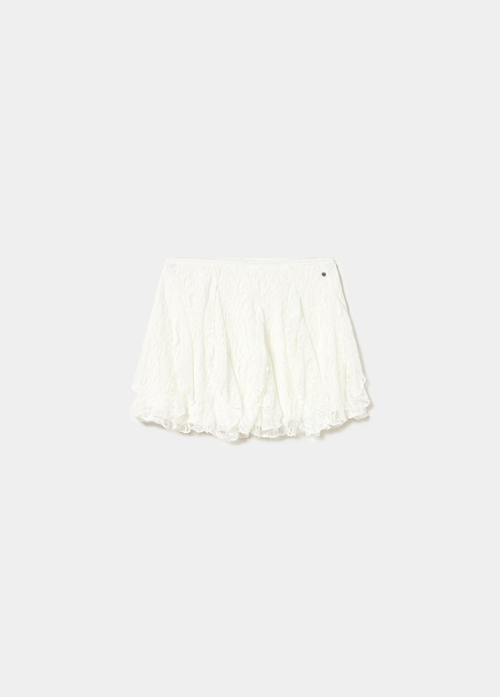 Lace ruffles skirt