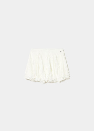 Falda volantes lace