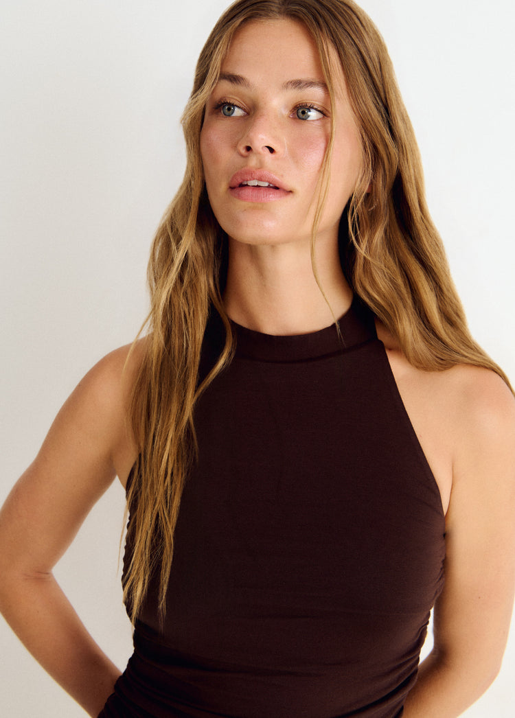 Vestido corto micromodal
