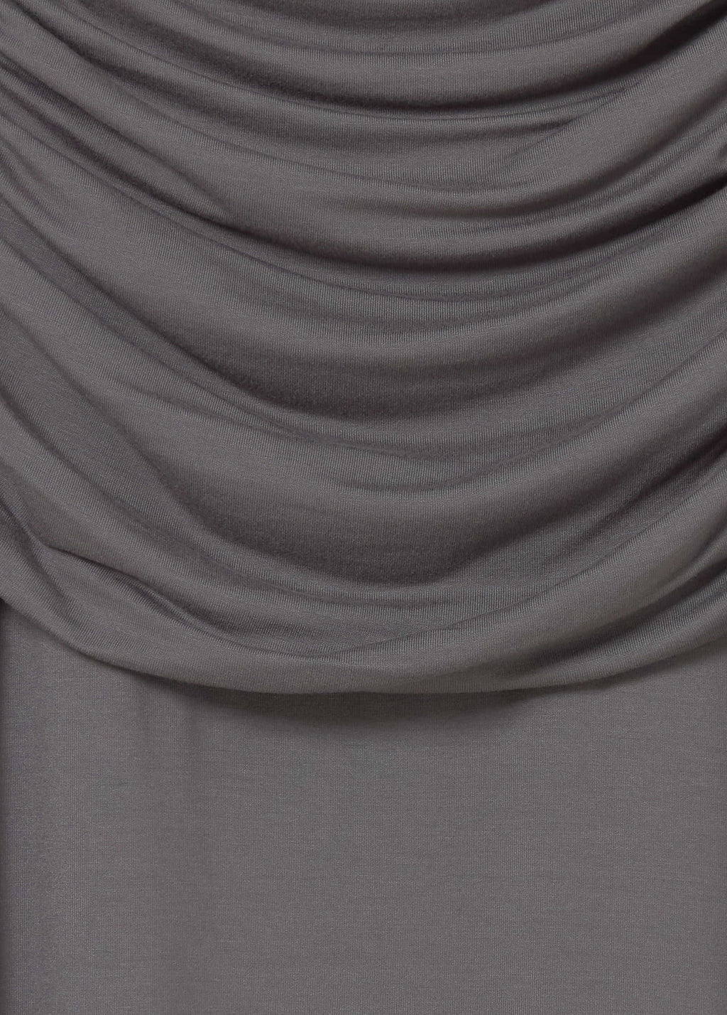 Vestido micromodal frunces largo
