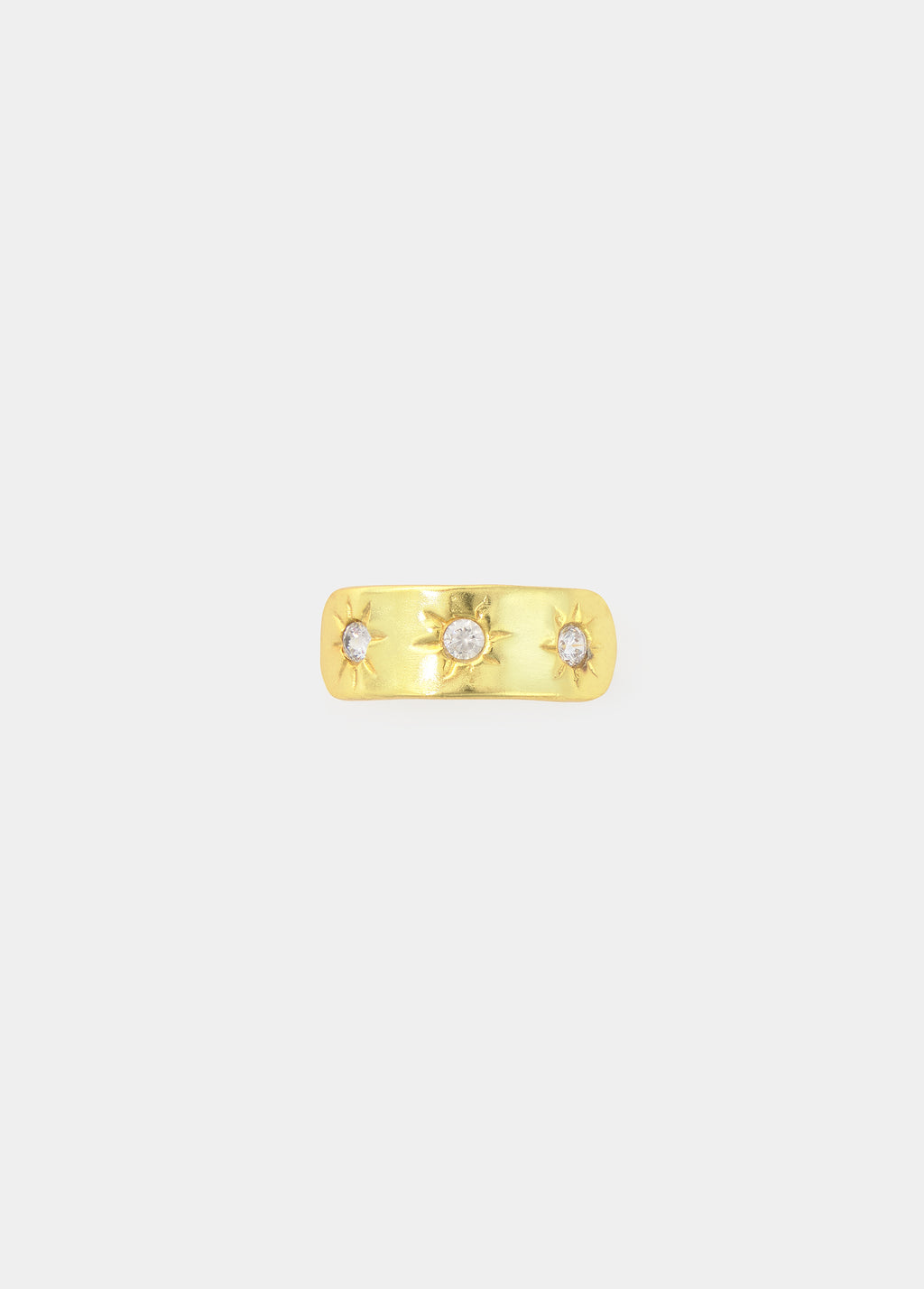 Bague étoiles scintillantes