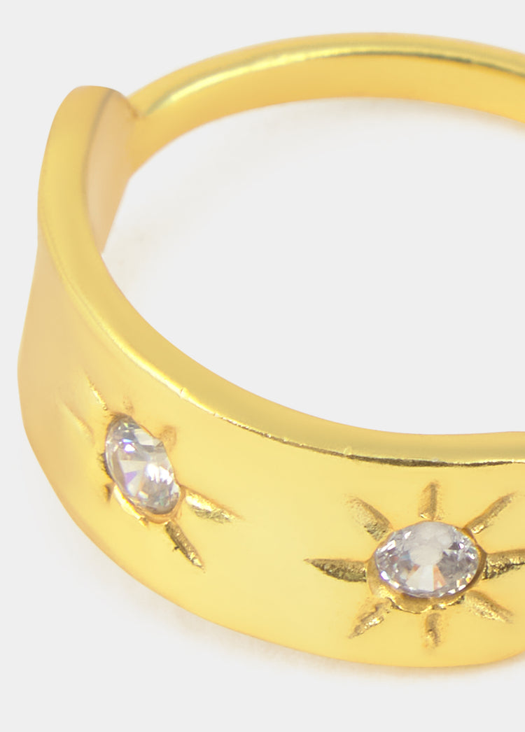 Anillo estrellas brillo