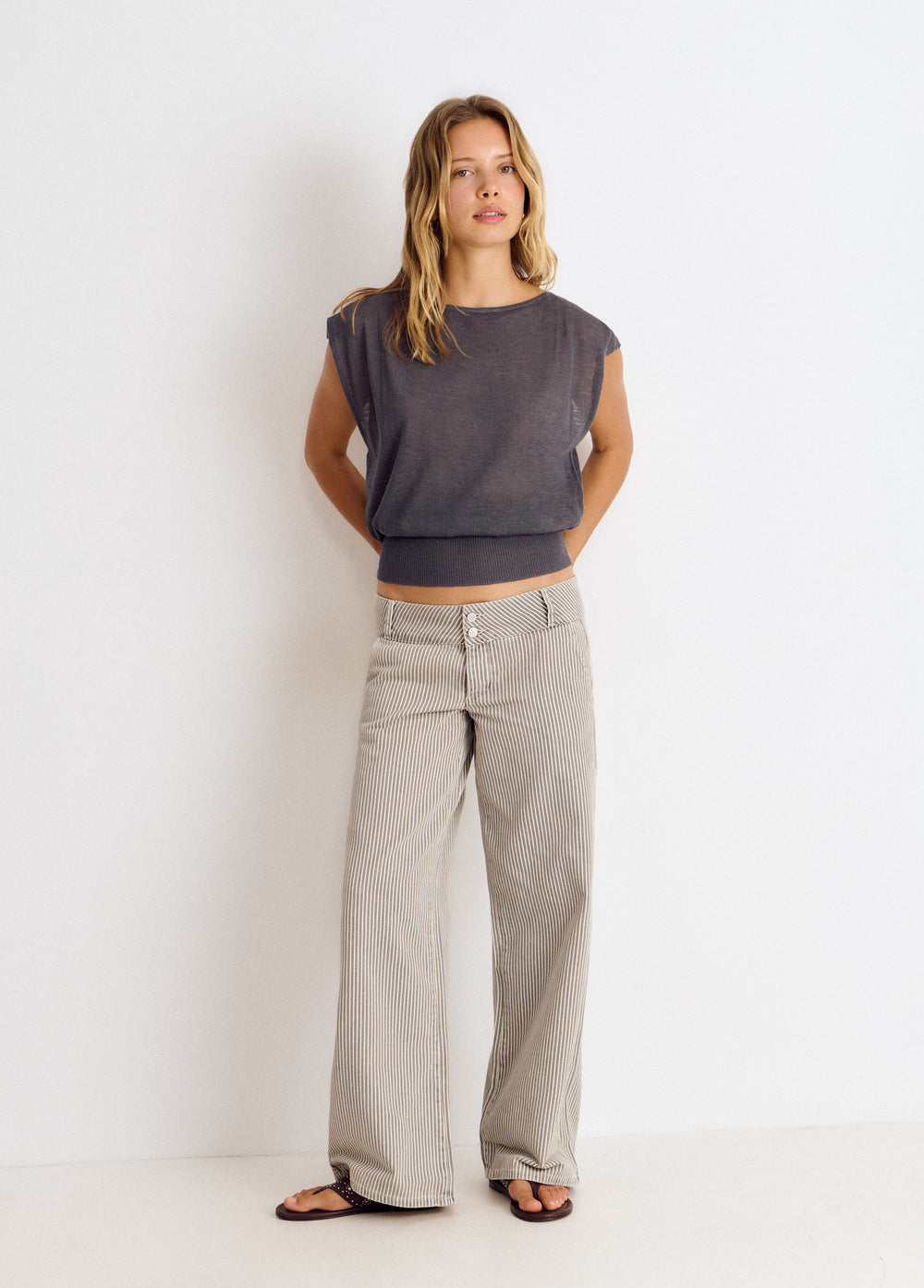 Gestreepte broek
