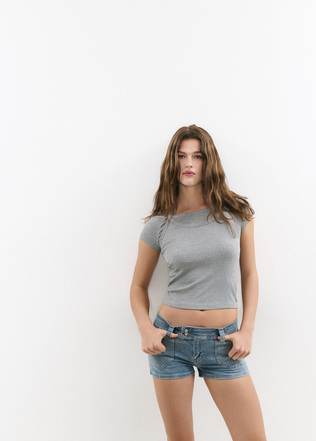 Short mini pocket flap