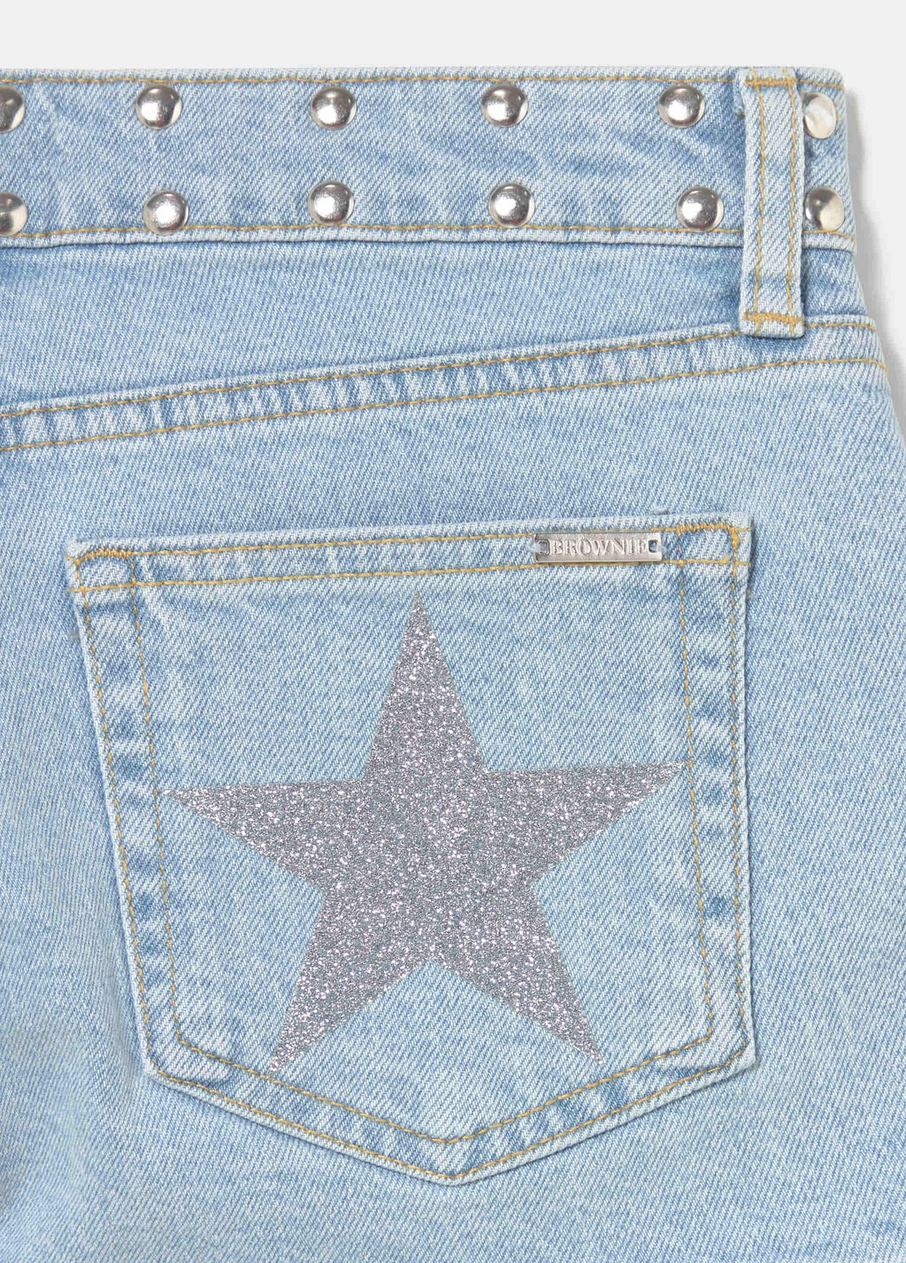 Glitter studded shorts