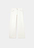 Pantalón tiro bajo estrellas glitter y tachas