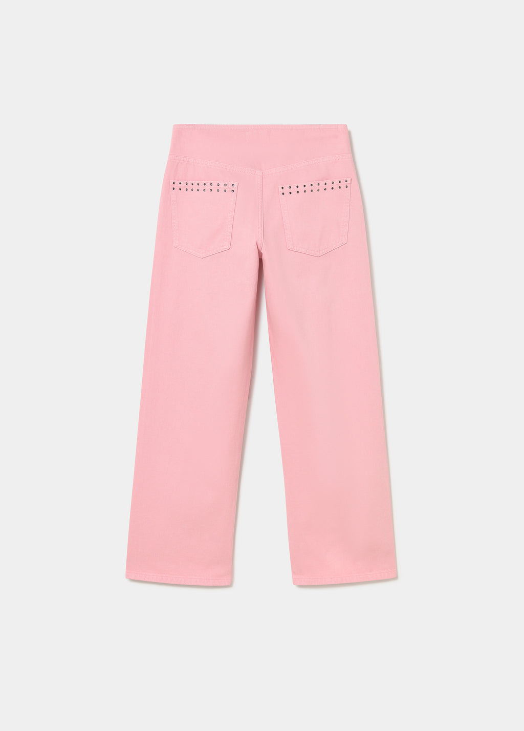 Pantalon pieza cintura con tachas