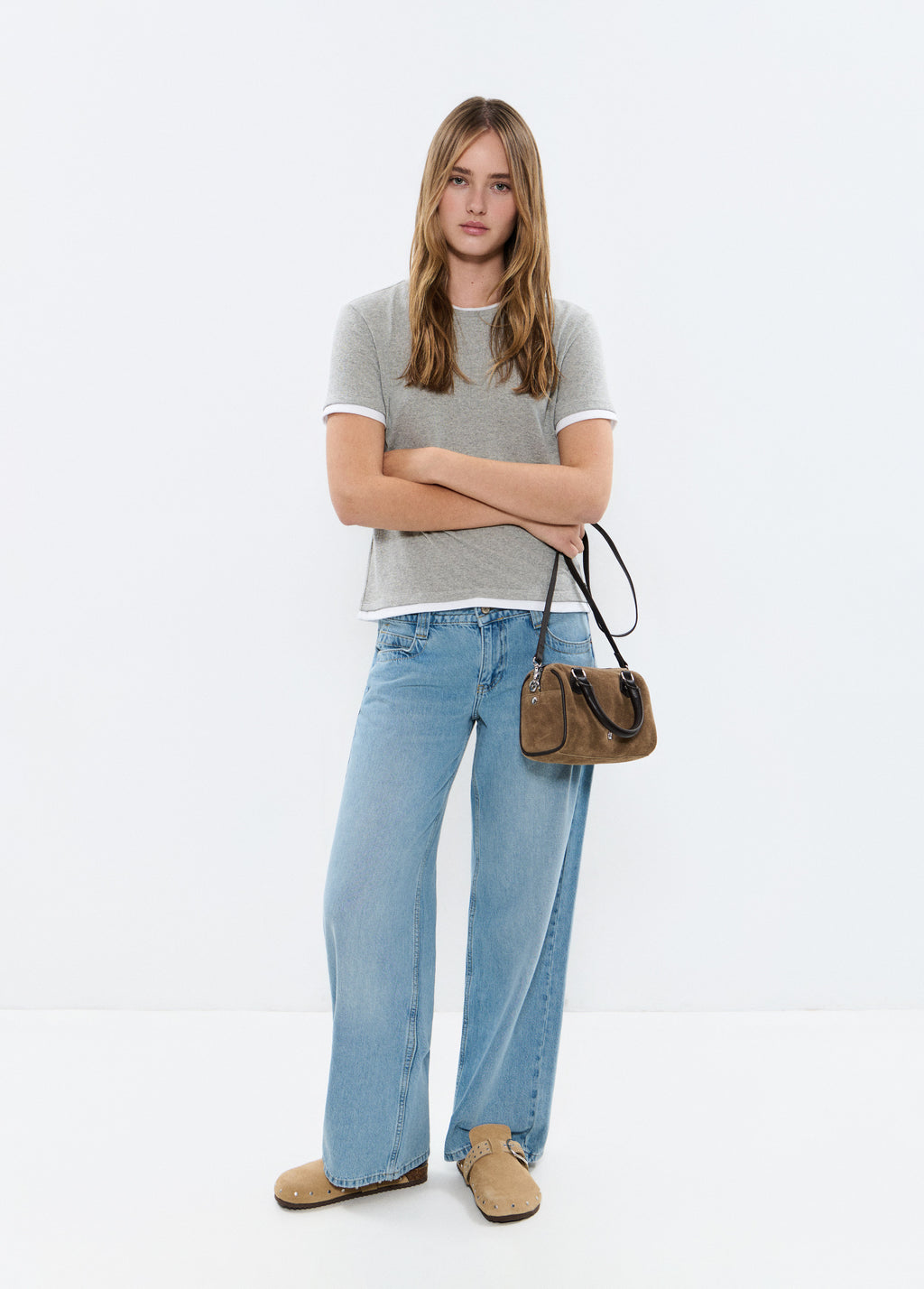 Bolso bowling cuero