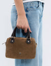 Bolso bowling cuero