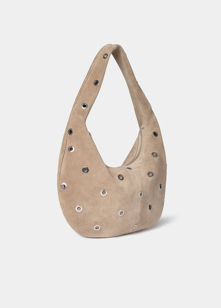 Bolso tachas grande cuero