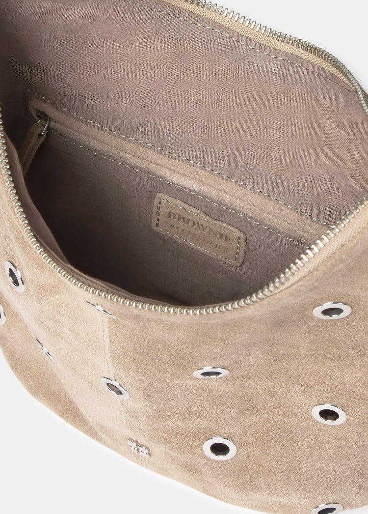 Bolso tachas grande cuero