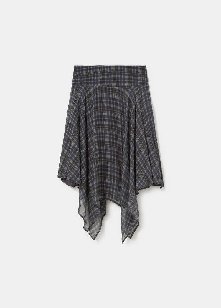 Printed Midi Skirt