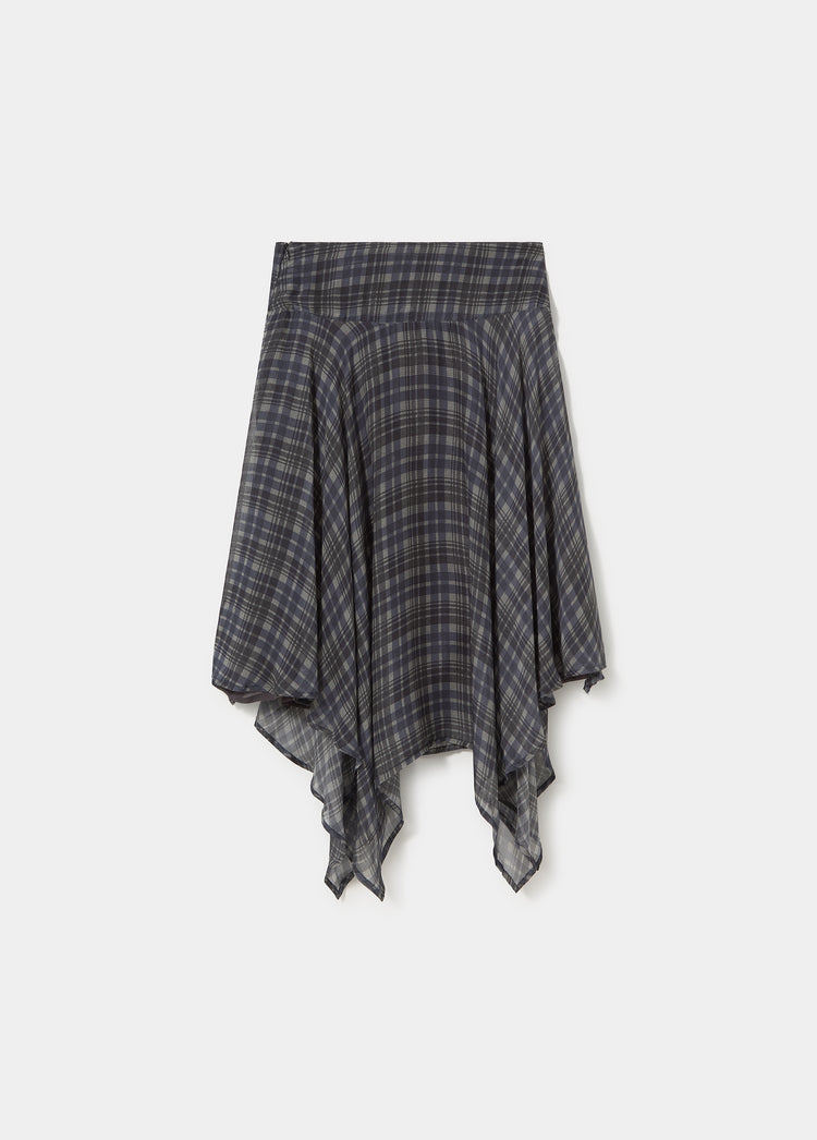 Printed Midi Skirt