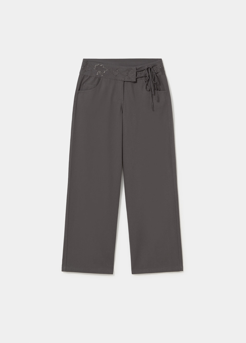 Pantalon taille perles