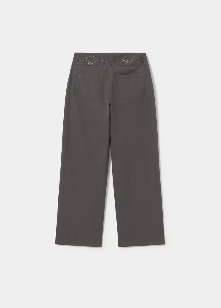 Pantalon taille perles