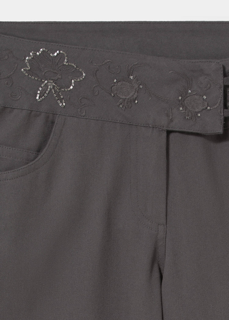 Pantalon taille perles