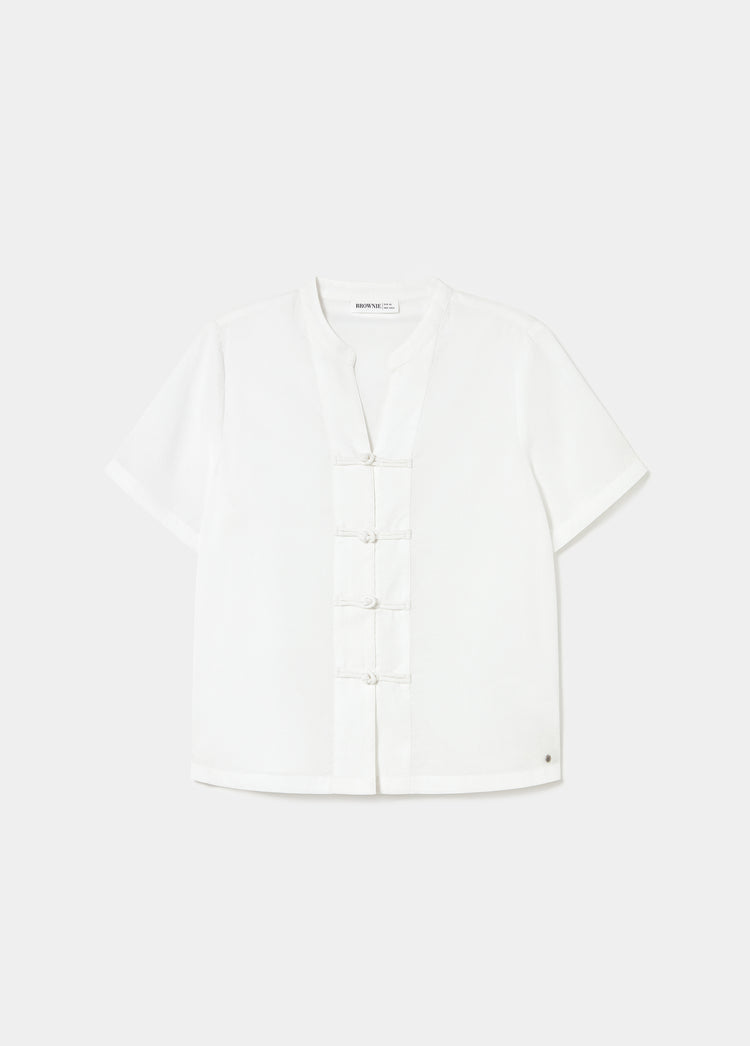 Blusa detalle nudos