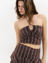 Top corto smock