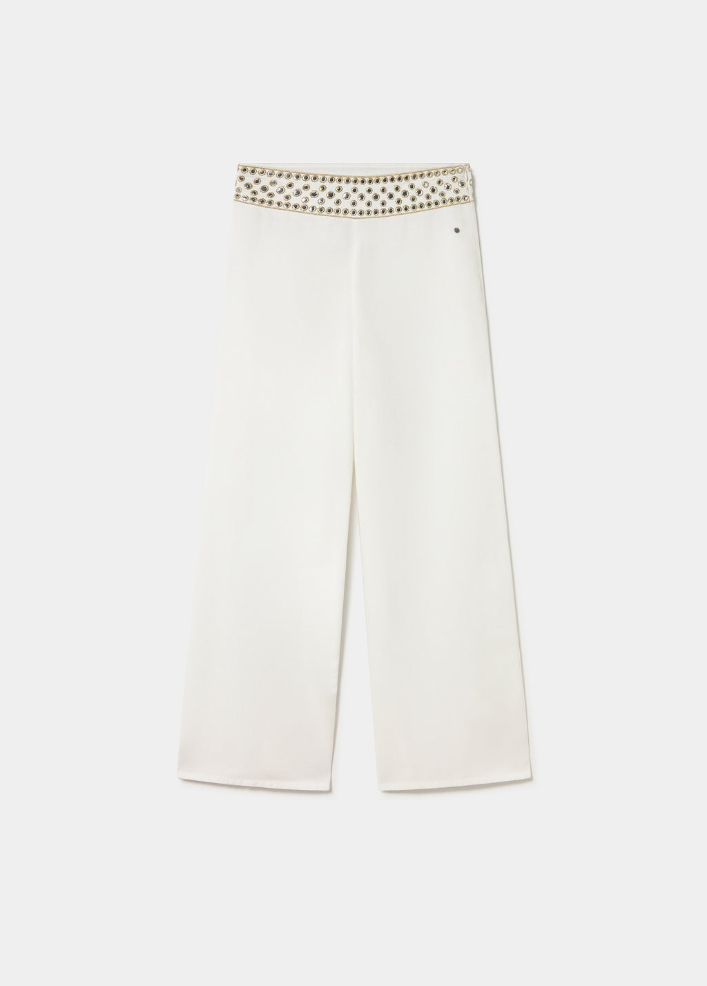 Pantalón cintura bordados