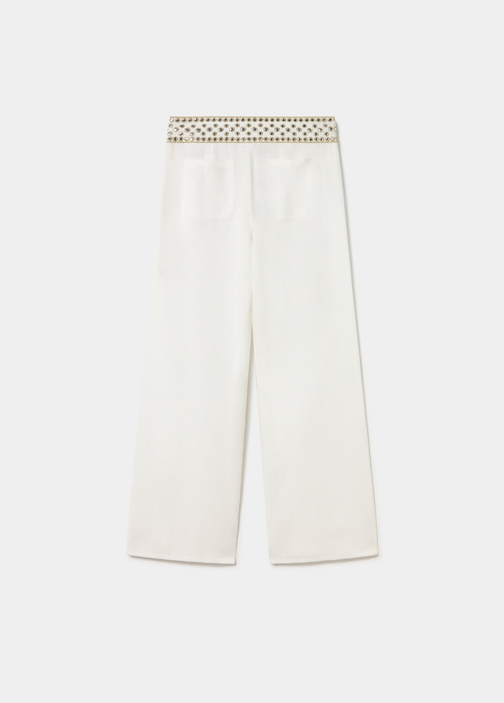 Pantalón cintura bordados