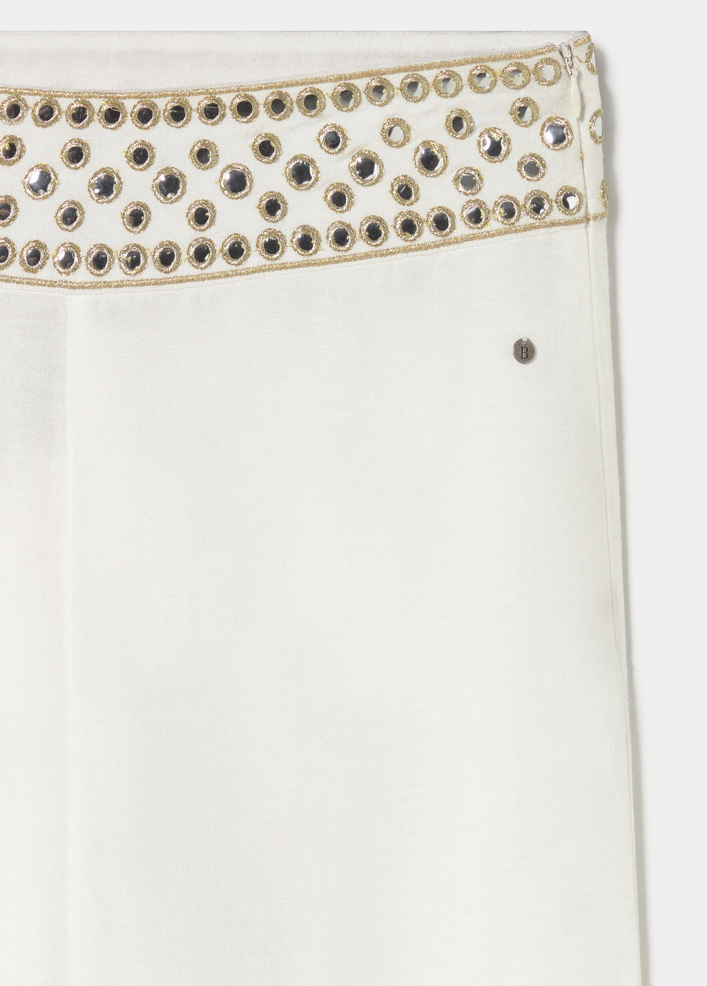 Pantalón cintura bordados