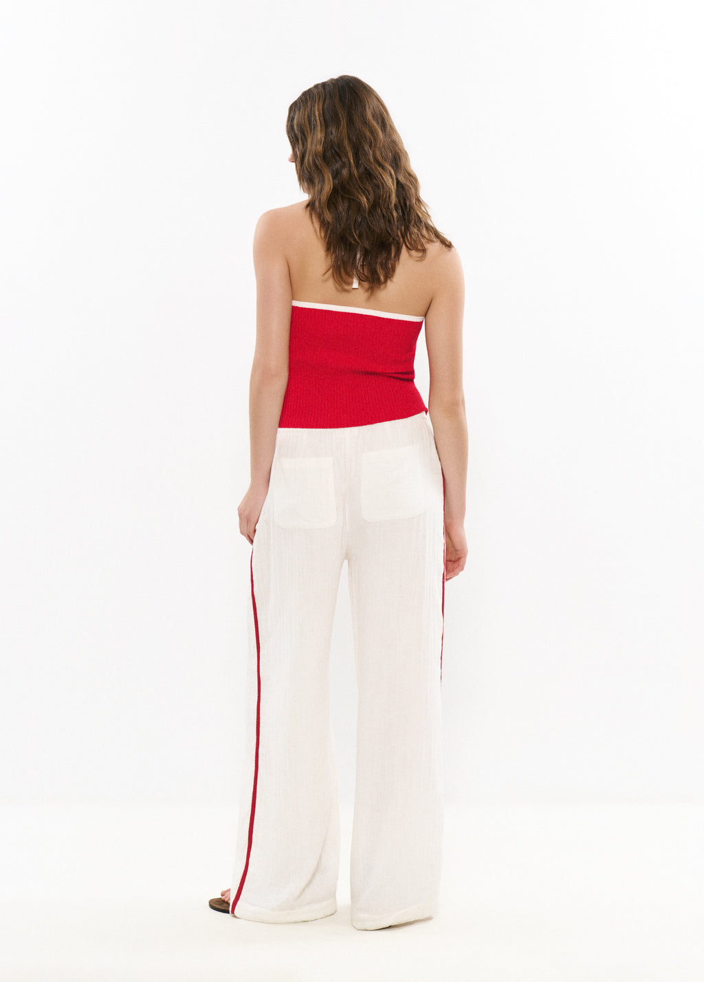 Pantalón largo raya lateral