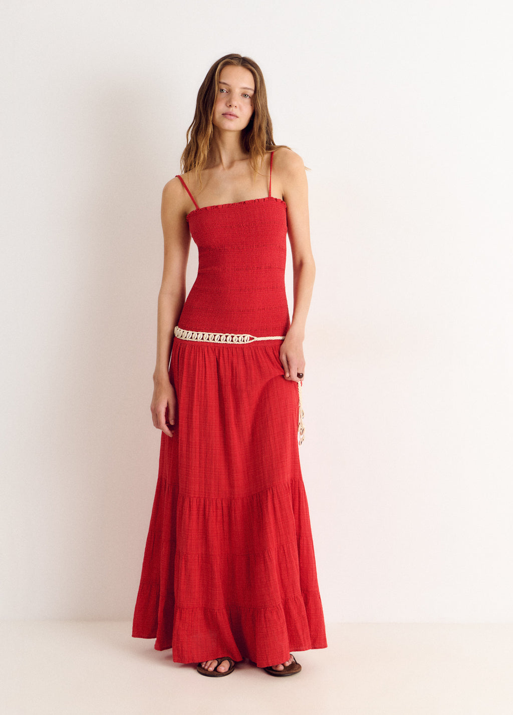 Vestido largo tirantes