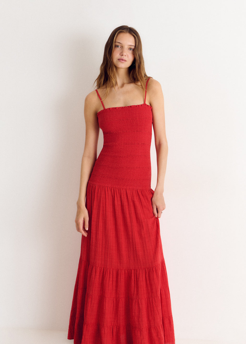 Vestido largo tirantes