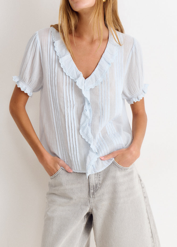 Blusa volantes