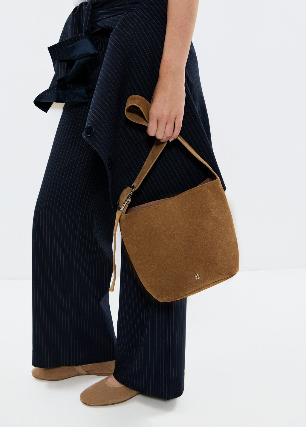 Tasche mit Lederhenkel