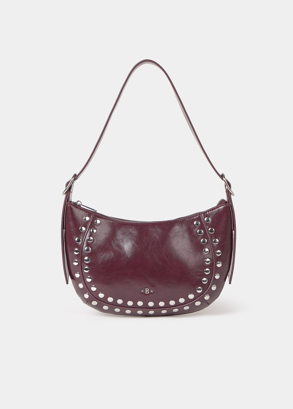 Half Moon Studded Bag