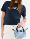 Mini nylon shopper bag
