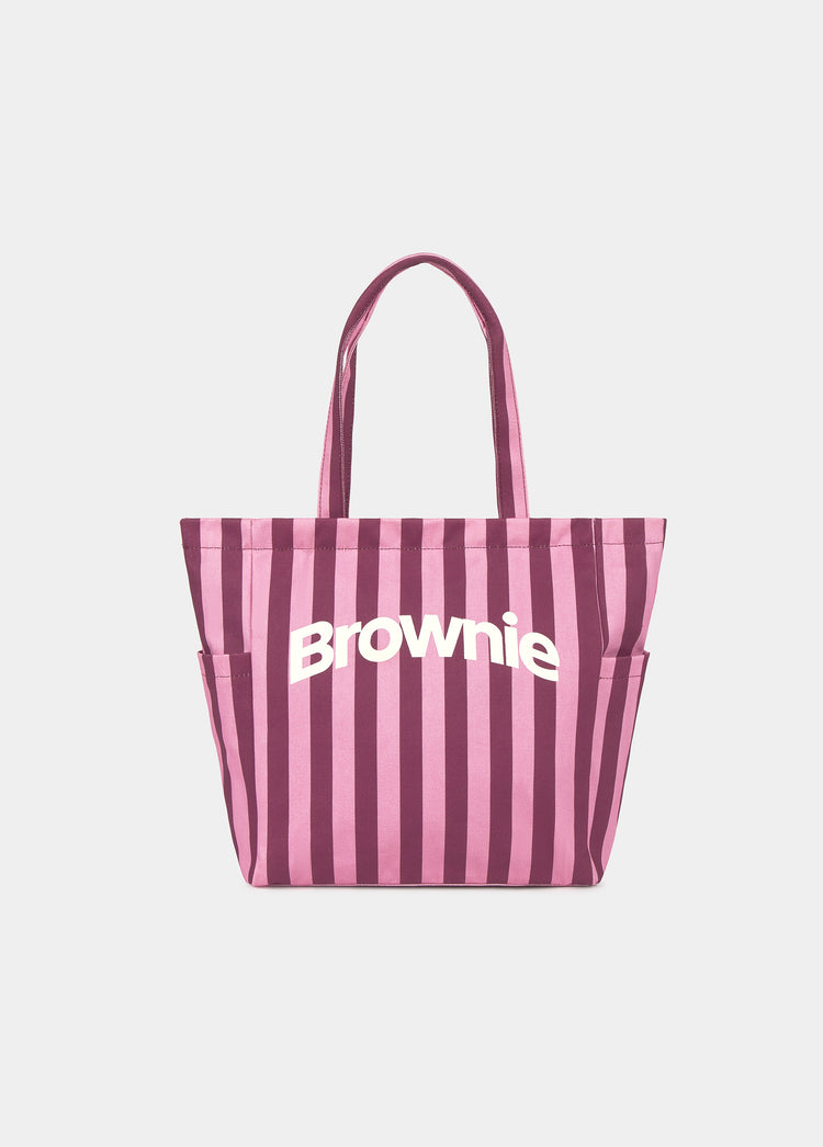 Tote bag canvas rayas