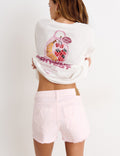 Star patch shorts