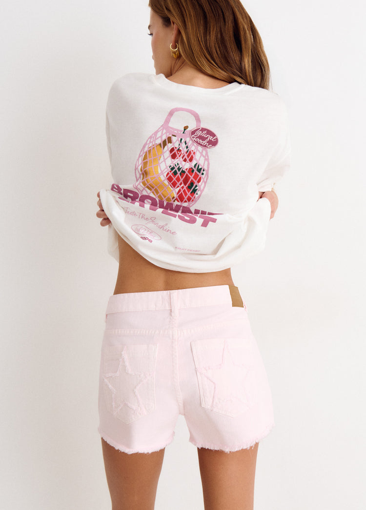 Short with patch