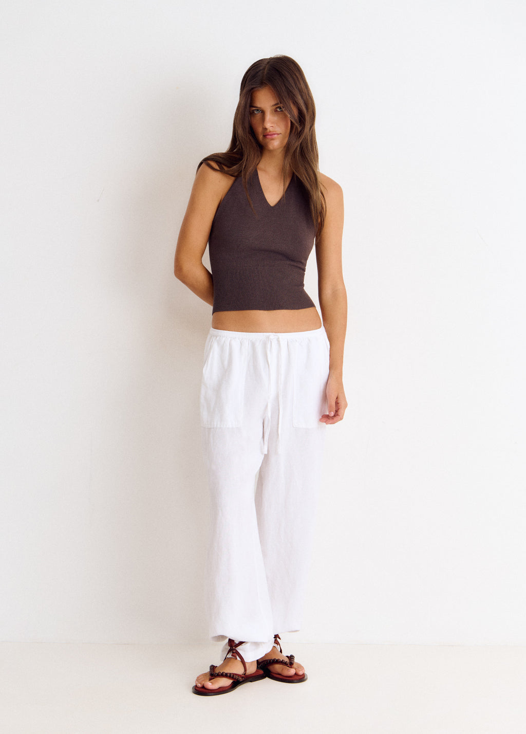 Top halter crochet