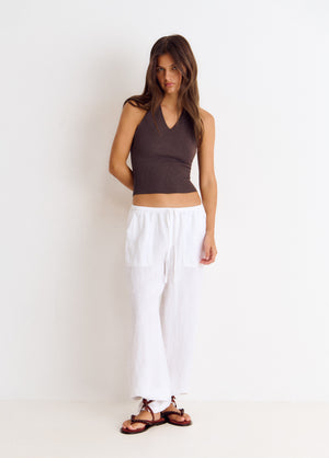 Top halter crochet
