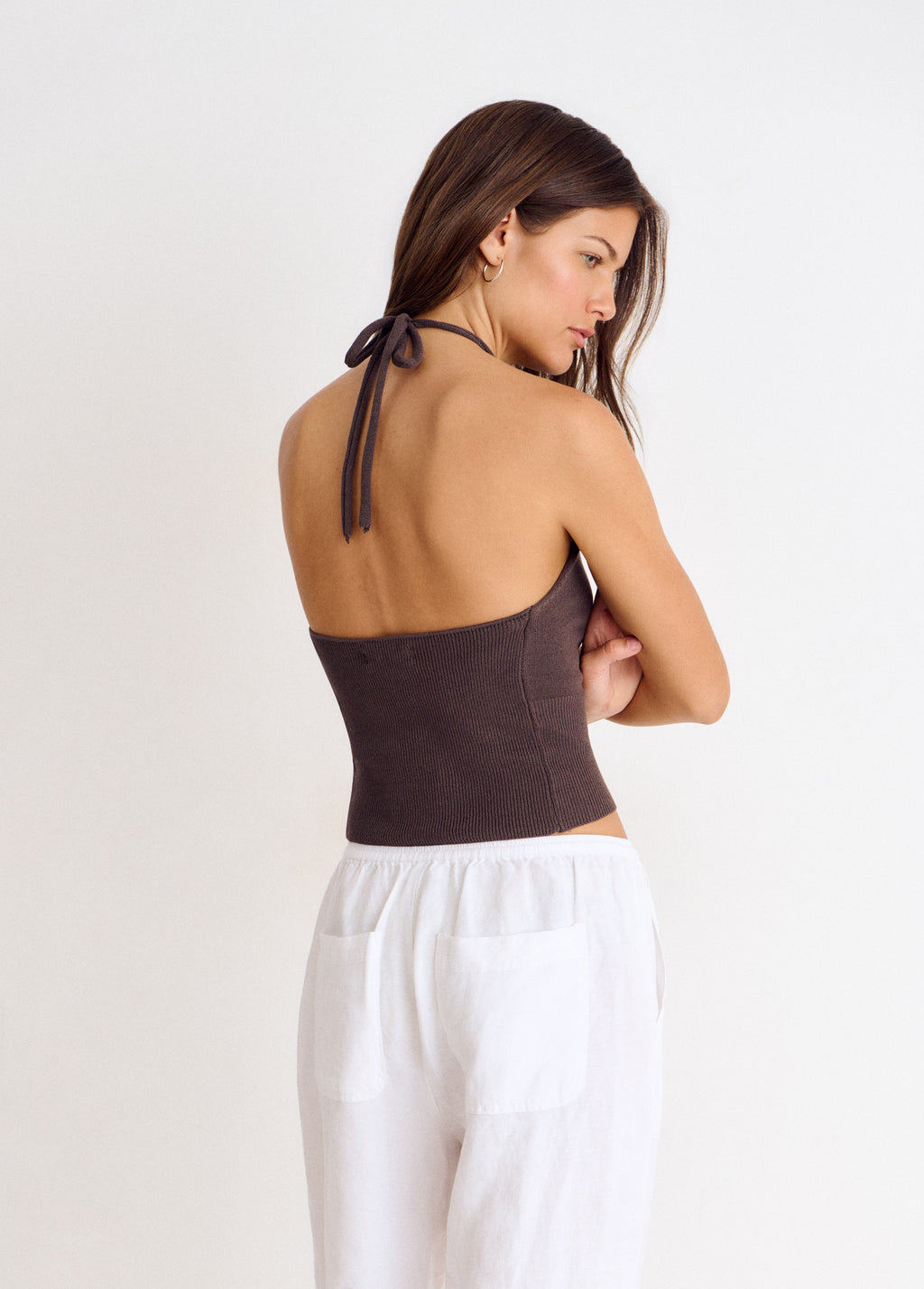 Top halter crochet