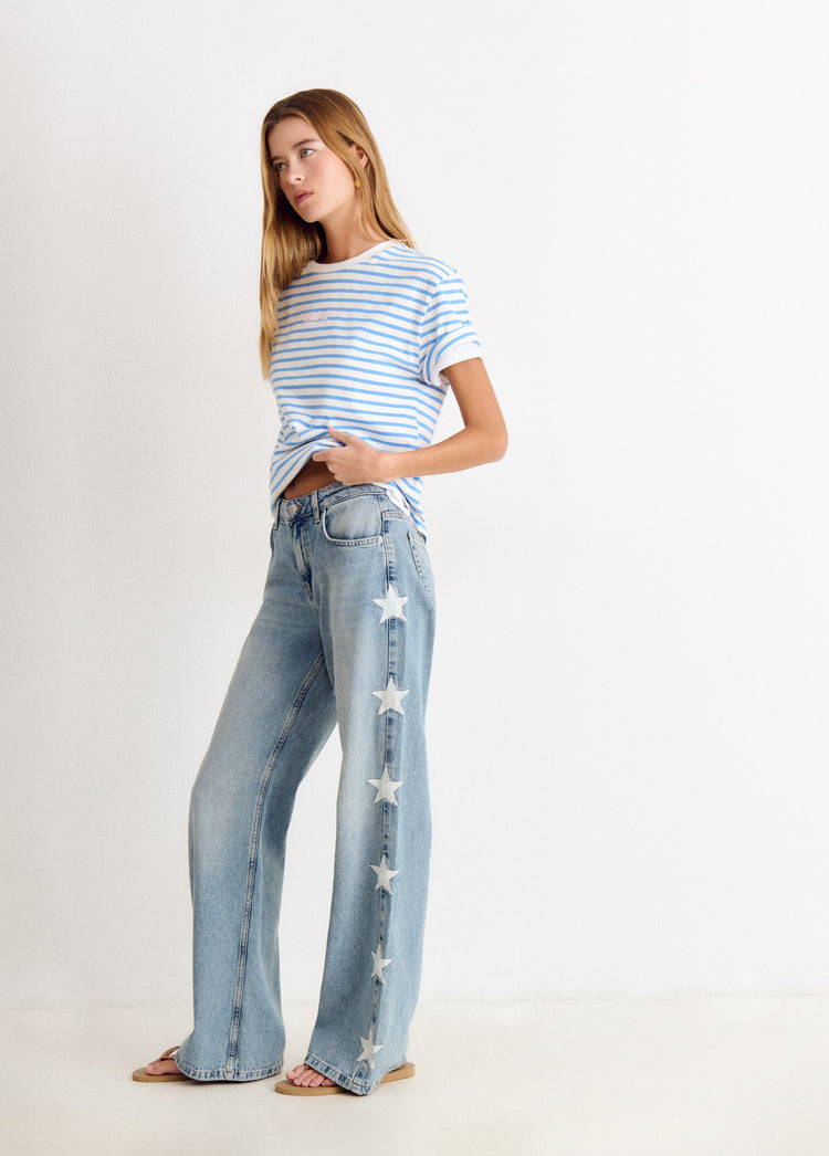 Jeans estrellas lateral