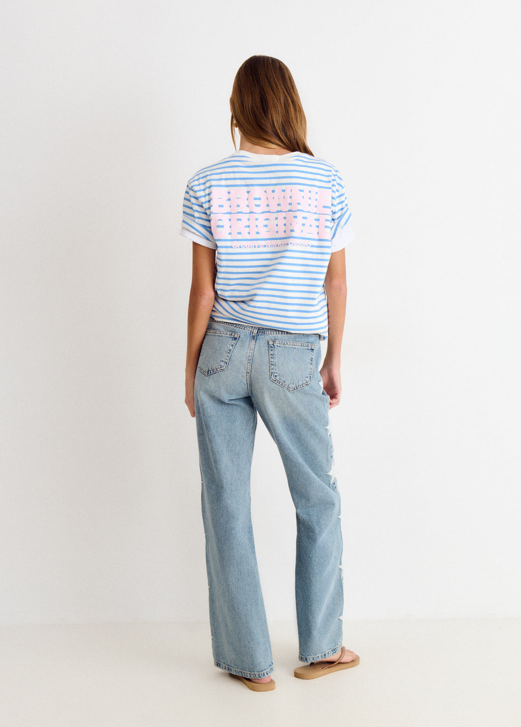 Jeans mit Sternen an der Seite