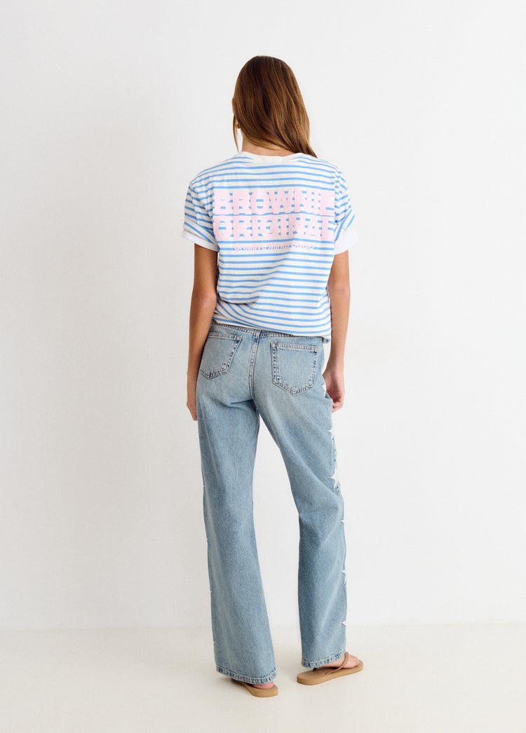 Jeans estrellas lateral