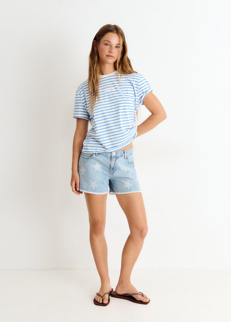 Short con print