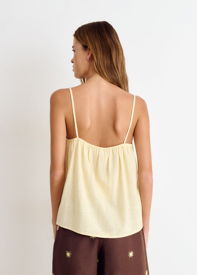 Top tirantes bordados