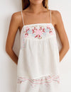 Cross straps knit top