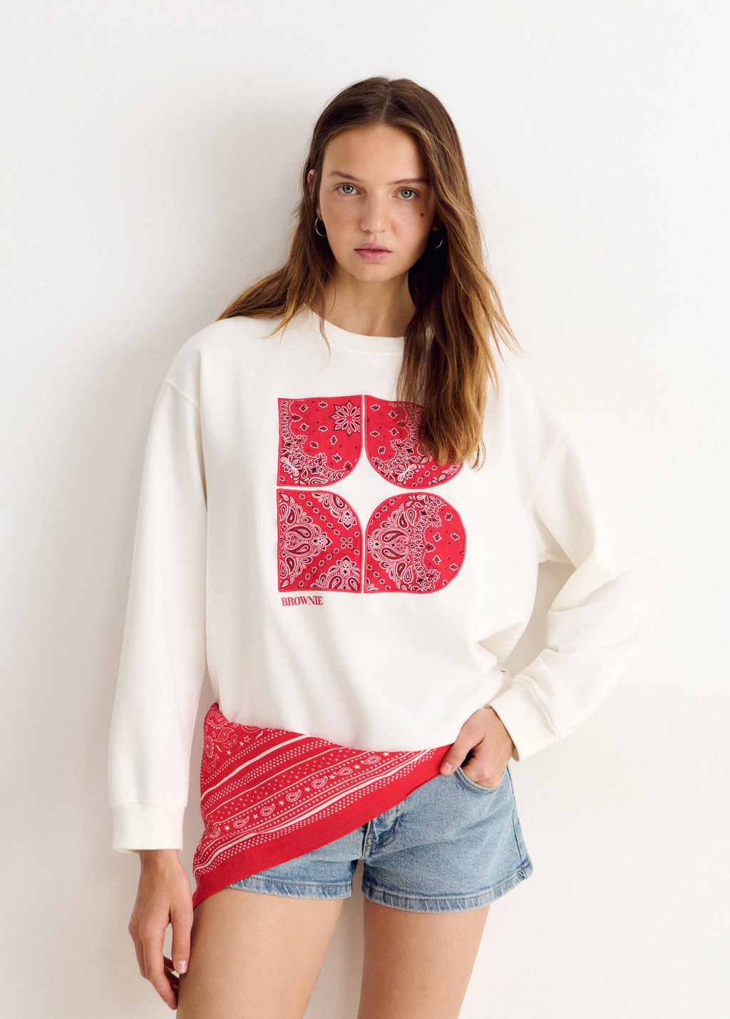 Paisley bandana scarf