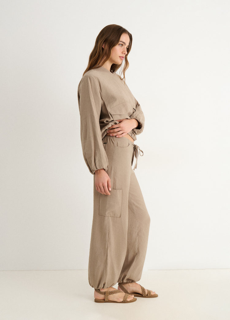 Pantaloni fluidi bombacho